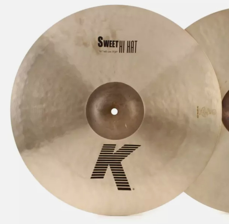 Zildjian K Series 16" Sweet Hi Hat Cymbal Top/New-Warranty/Model # K0727