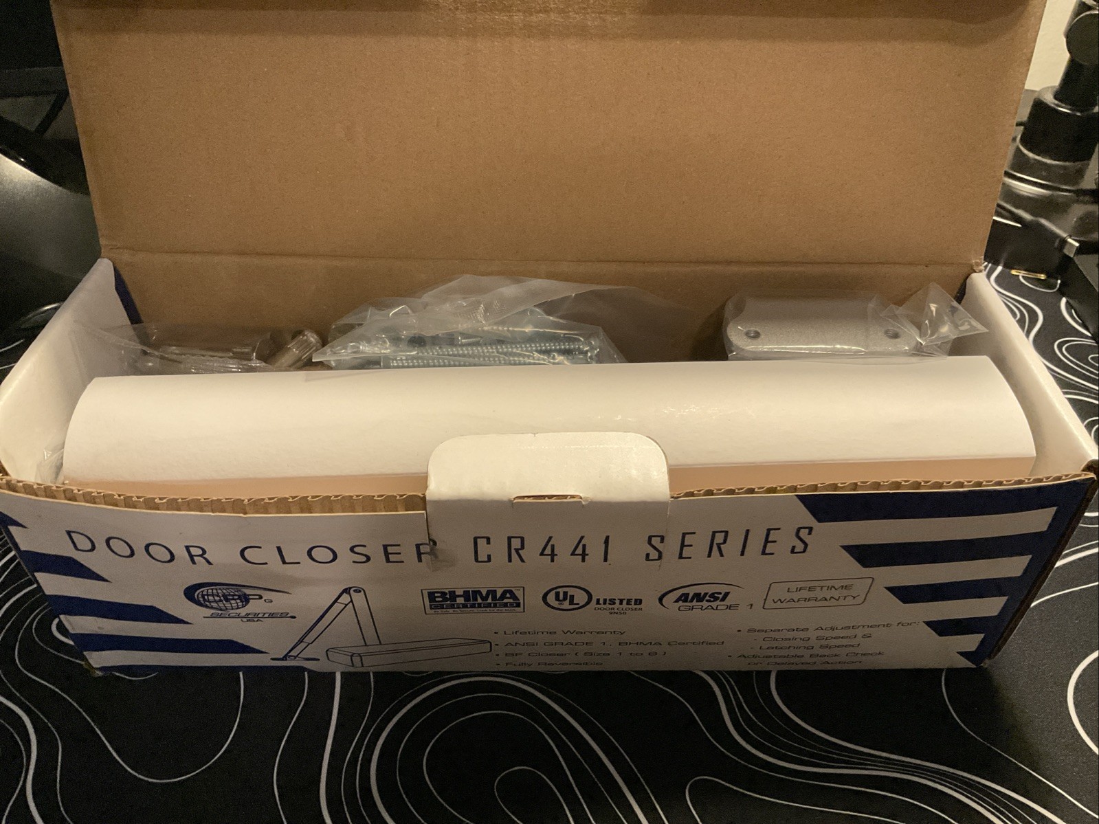 CRP Securities Heavy Duty Door Closer CR441 Series CR441 Aluminum Grade 1