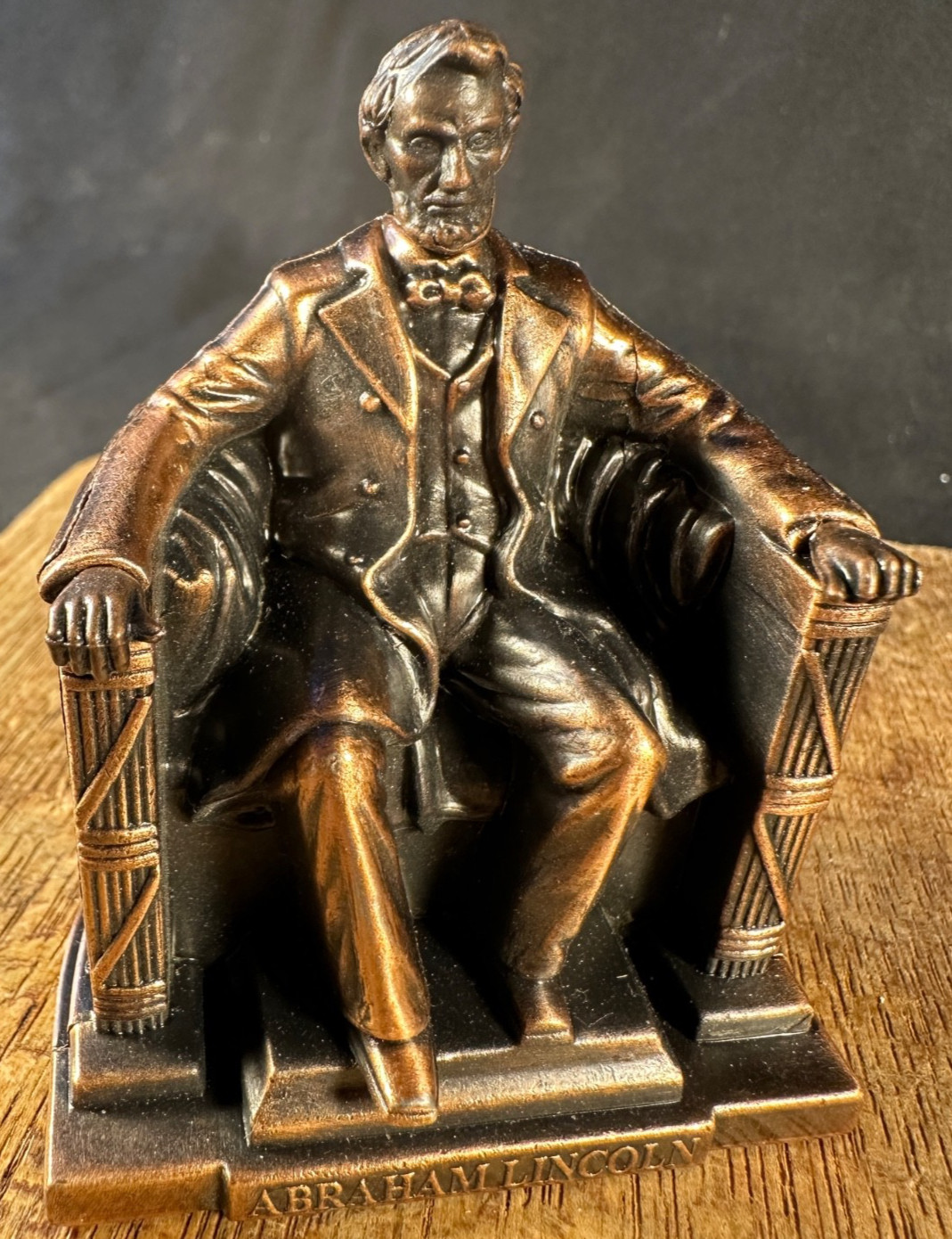 Miniature Abraham Lincoln Die Cast Pencil Sharpener