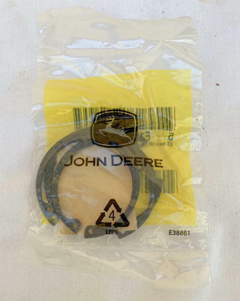 John Deere OEM Pack of 5 Piston Snap Ring Part #E1343FN