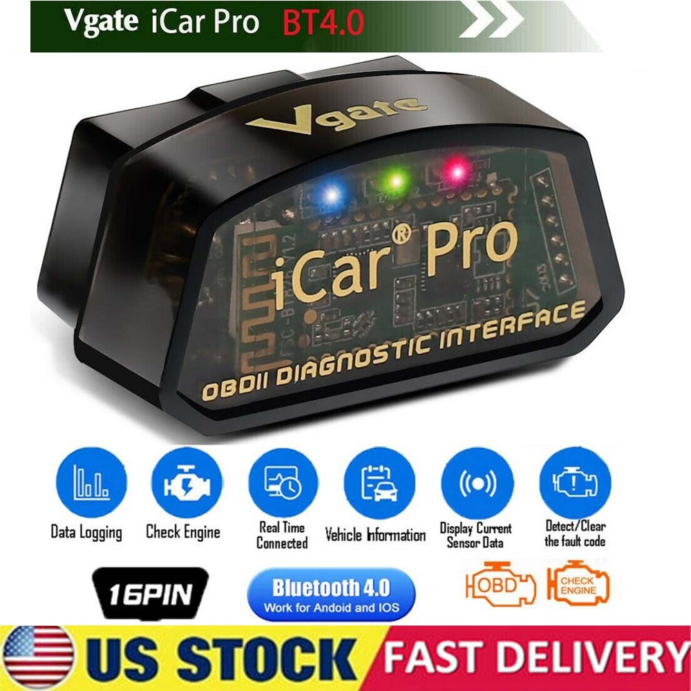 Vgate iCar Pro Bluetooth4.0 OBD2 Diagnostic Scanner Tool Code Reader For Android