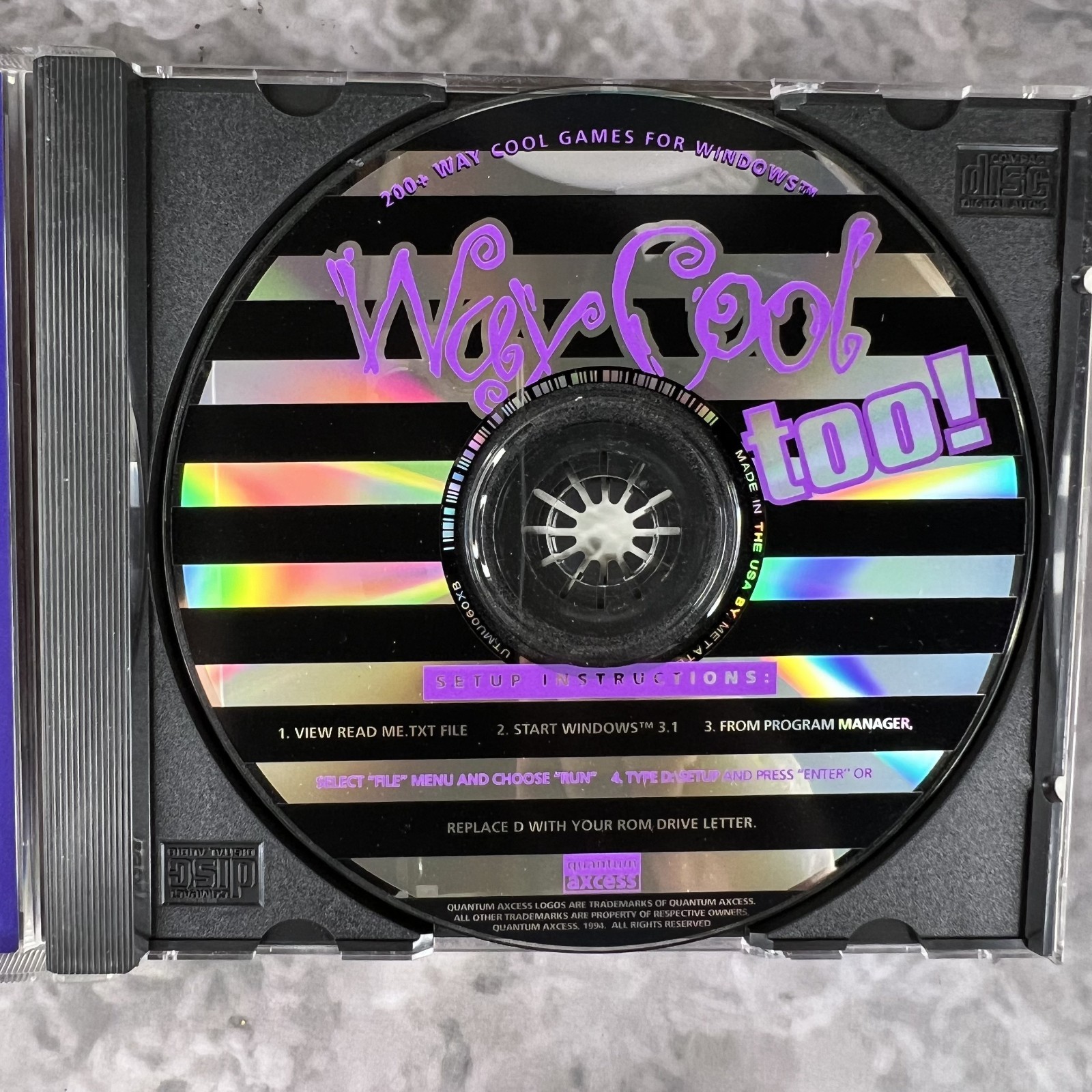 Way Cool Too! - 200+ Games for Windows (Vintage CD-ROM)