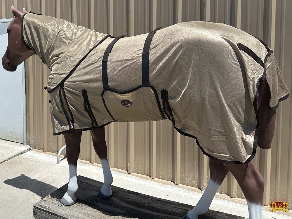 HILASON Horse Fly Sheet UV Protect Breathable Mesh Bug Mosquito Spring | Summer