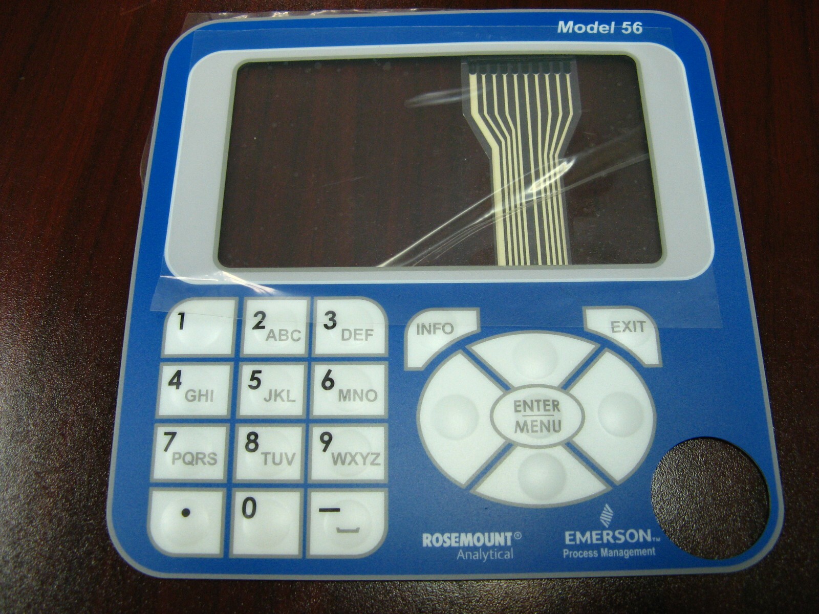 Emerson Rosemount Model 56 Transmitter Front Panel Membrane Switch Replacement