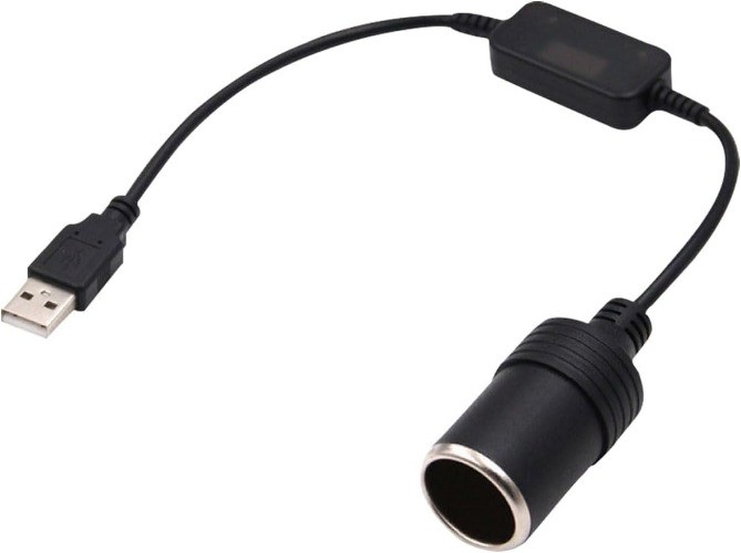 USB to Cigarette Lighter Adapter, USB A Male to 12V Cigare Size: 1PCColor: USB