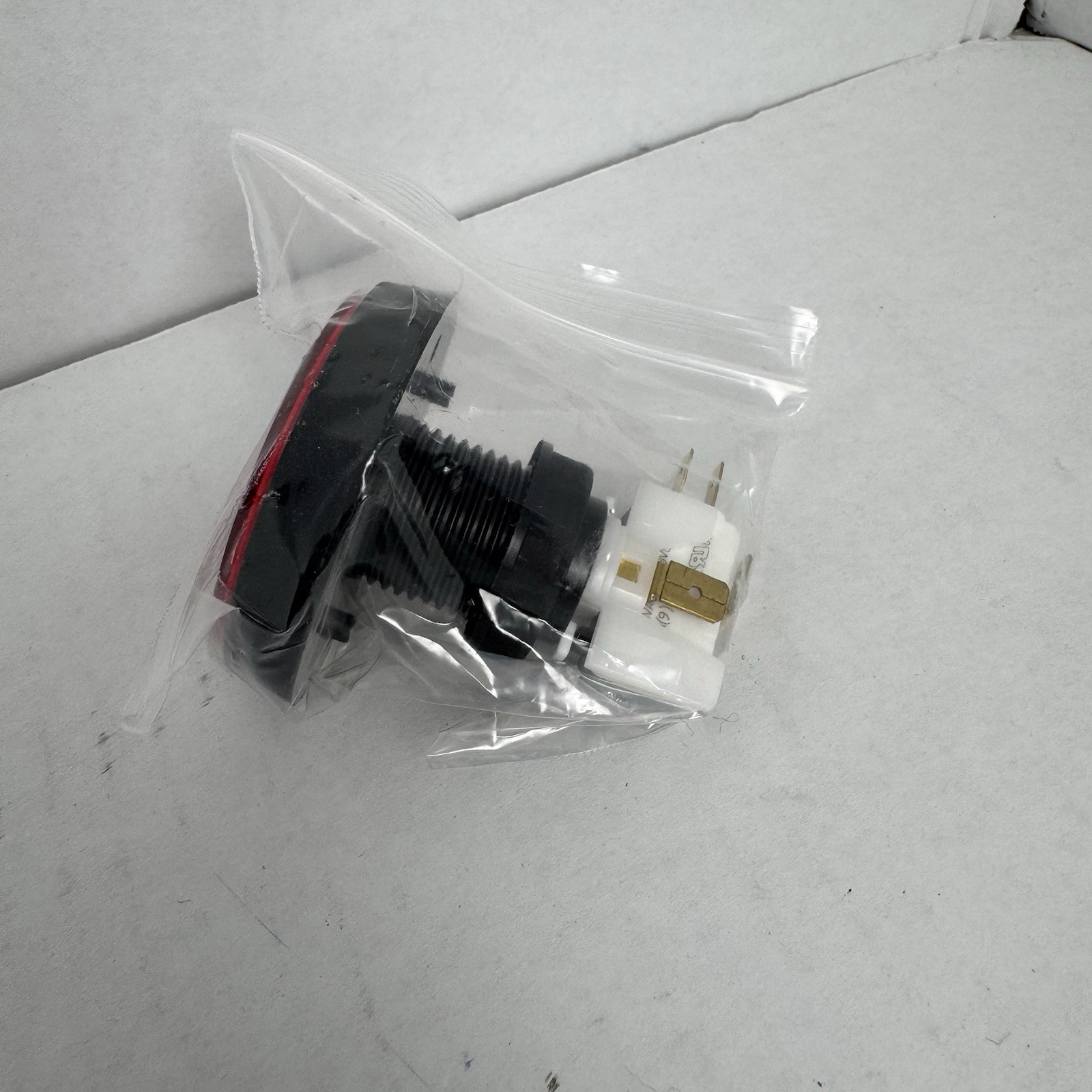 2" Red Illuminated Launch Ball Button with Microswitch for Pinball / Arcade