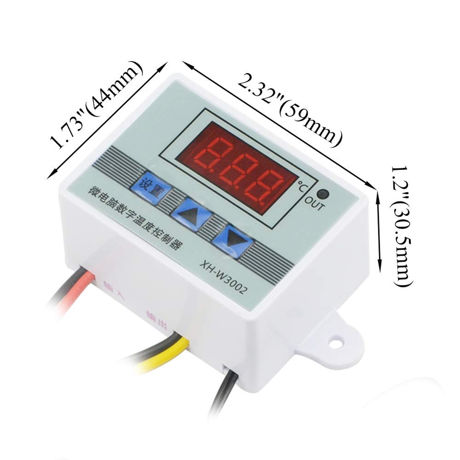 XH-W3002 DC 12V 10A Microcomputer Digital Temperature Controller Digital Disp...