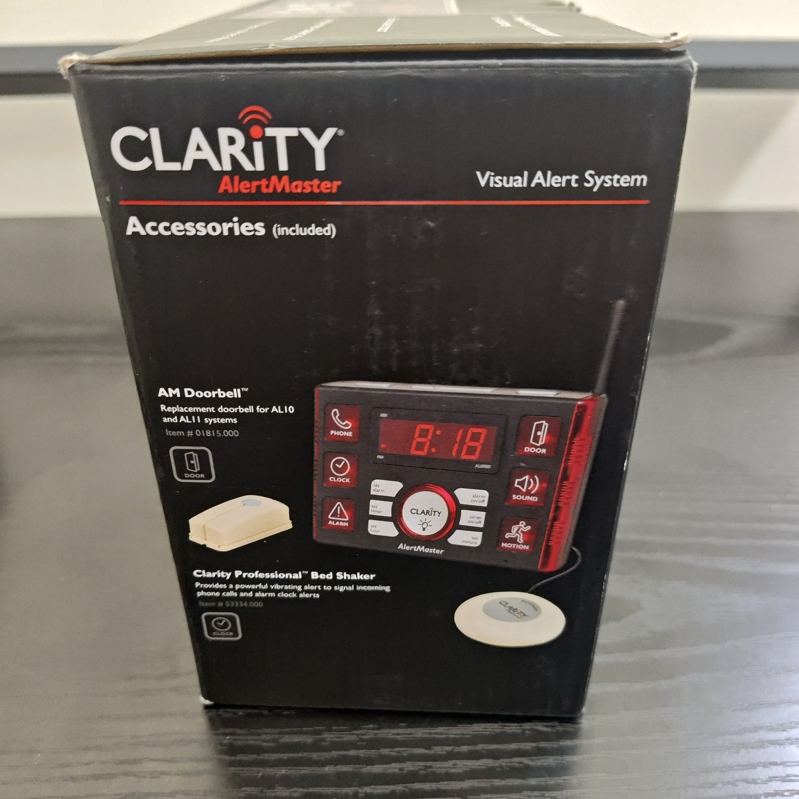Clarity AlertMaster Visual Alert AL10 Base System AL12 Remote Receiver