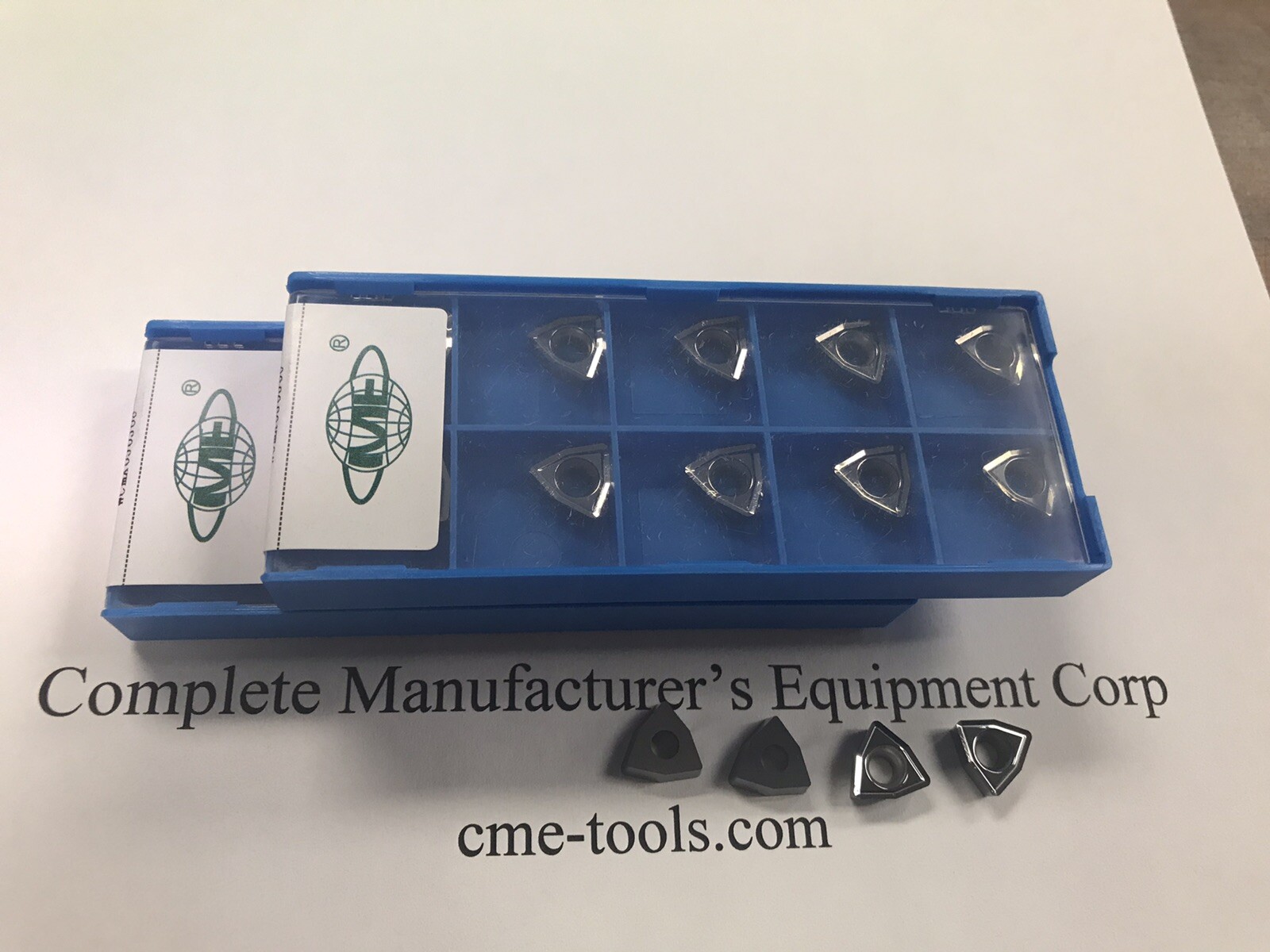 20pcs WCMX05 Carbide Inserts For U Drills 1", 1-1/8", 1-1/4" aluminum-cutting