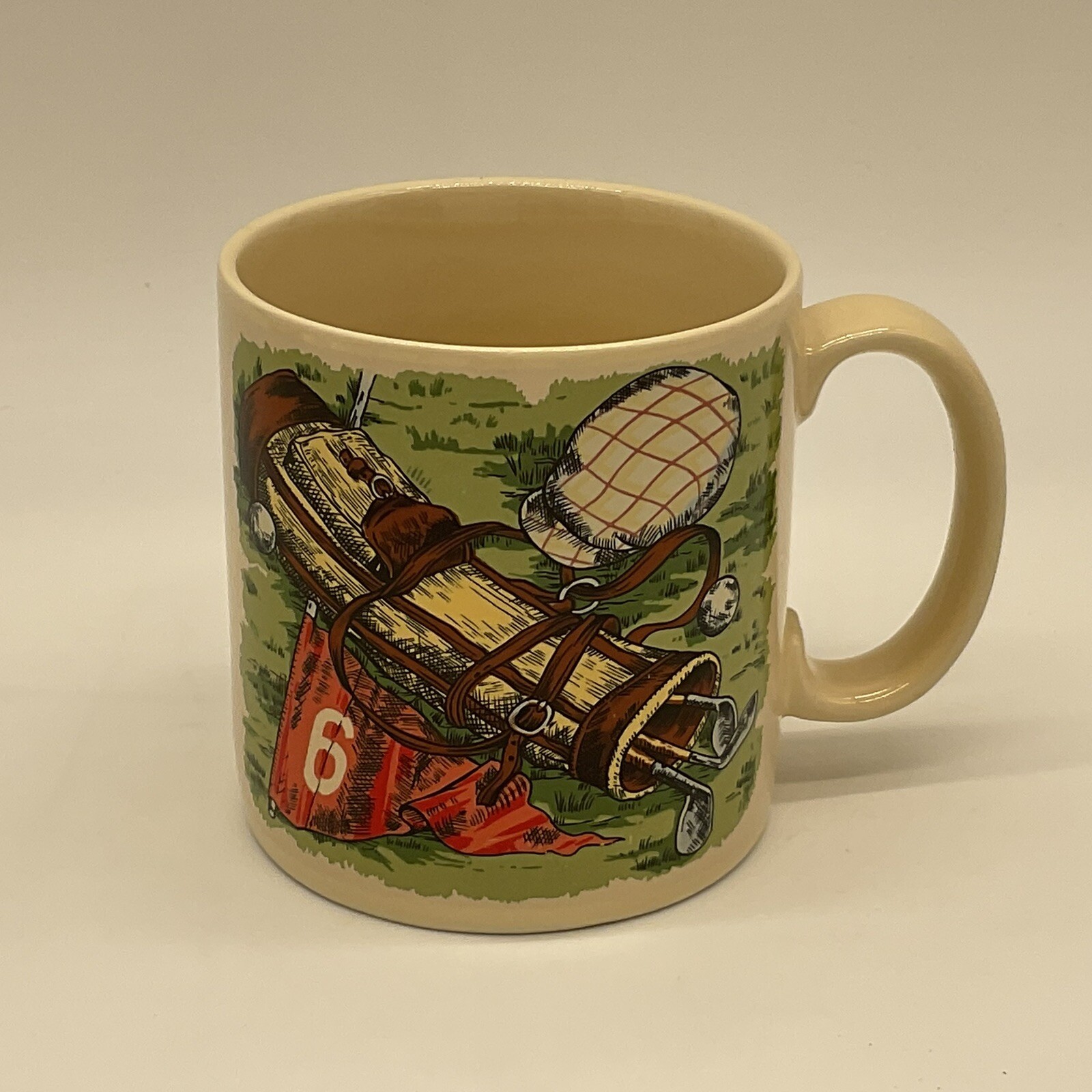 Russ Berrie 6th hole golf coffee mug
