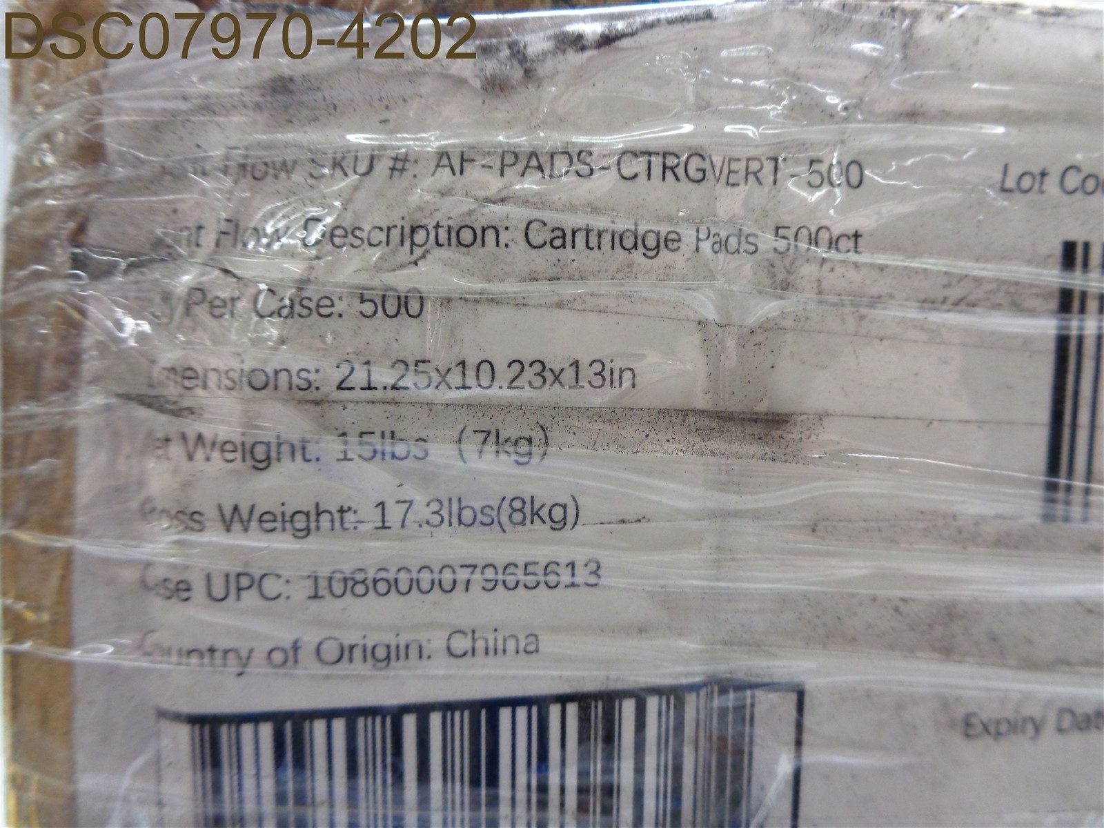 Qty=500ct: Aunt Flow Cartridge Pads