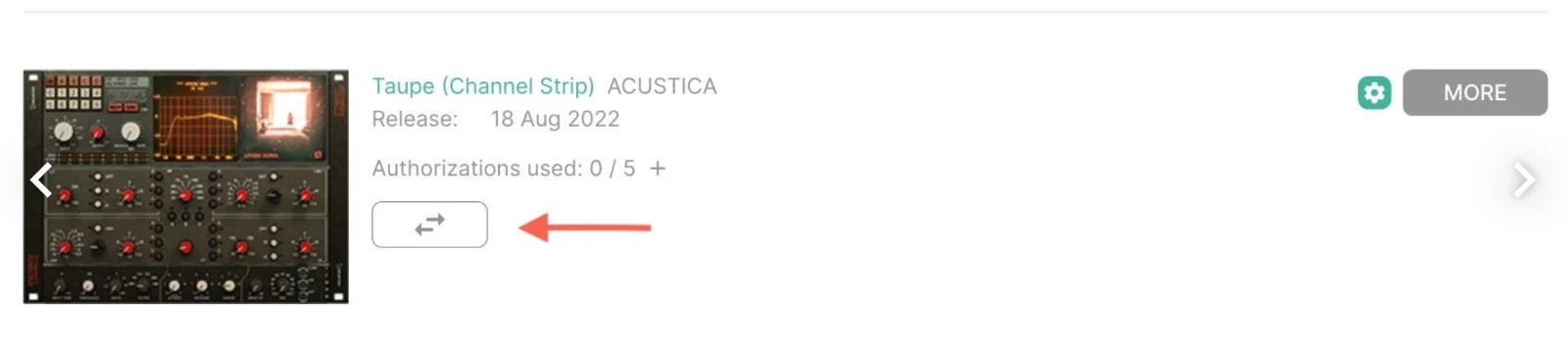 ACUSTICA Audio TAUPE PLUGIN VST2 / VST3 Aquarius TAPE MACHINE