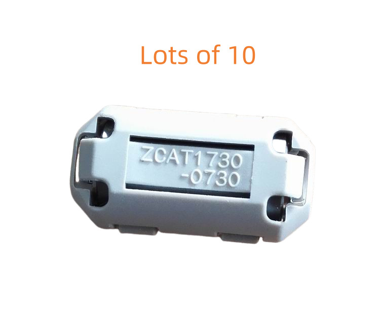 10pcs 7mm Clamp Clip RFI/EMI/EMC Noise Filters Ferrite Core Magnetic Ring of TDK