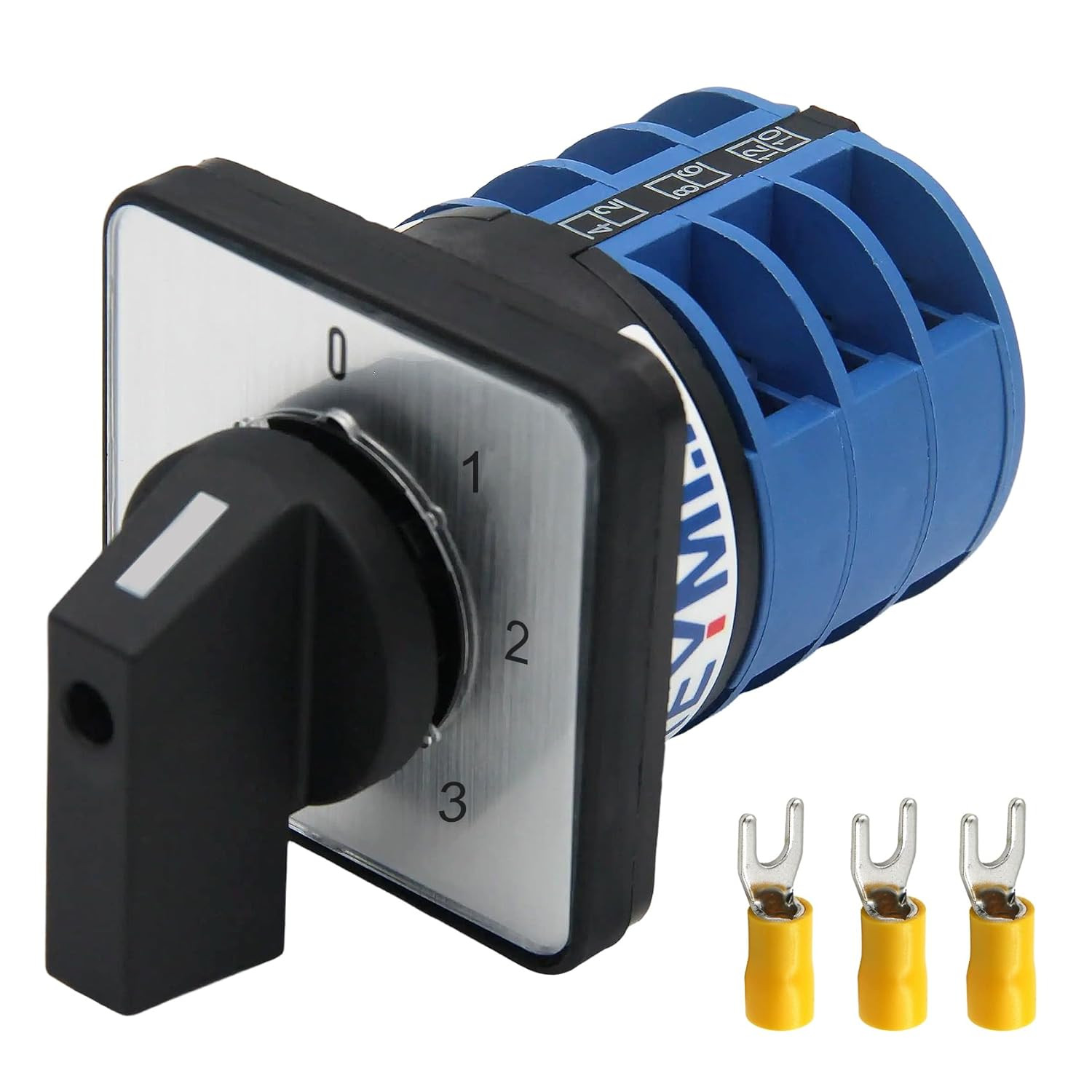 40A 660V Rotary Changeover Switch, 4 Position 3 Phase 12 Terminals, 3-Way 2NO...