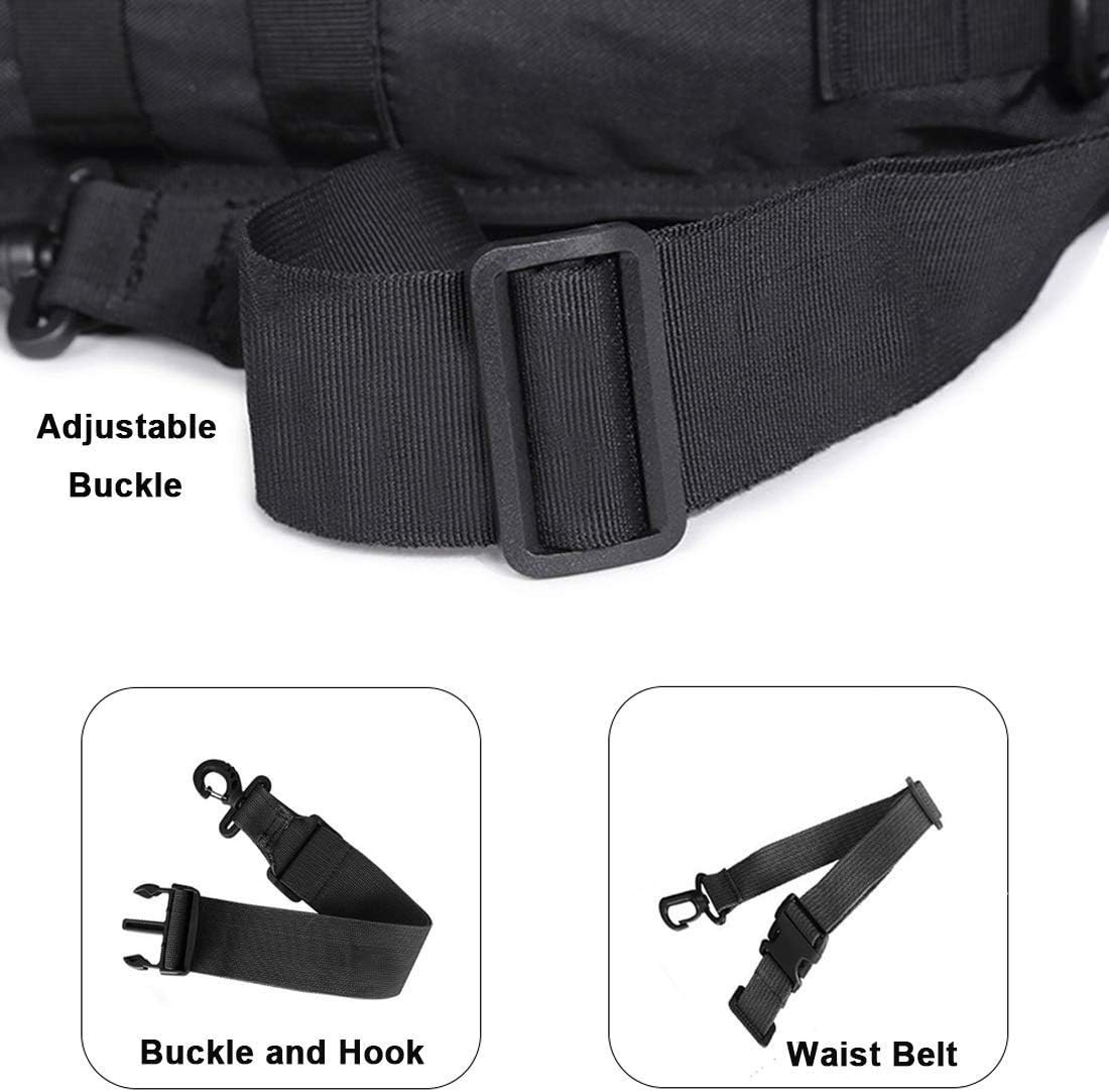 Tactical Sling Bag Pack with FREE Patch