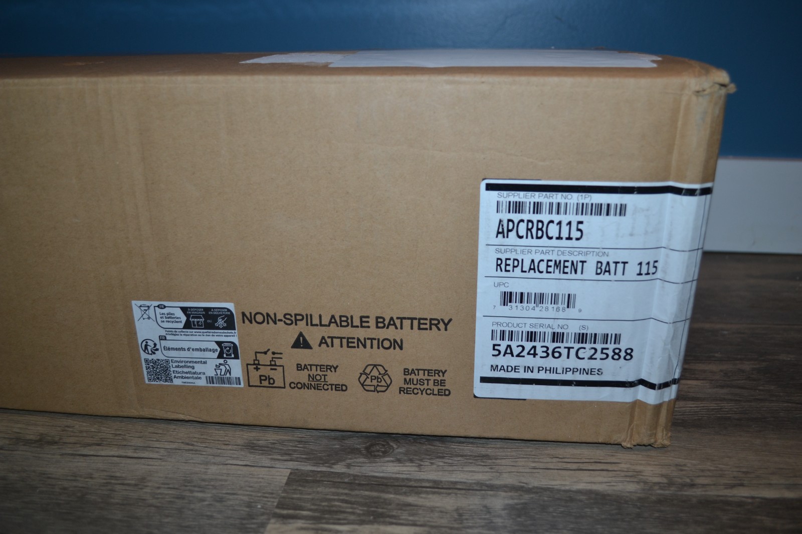 APC X SERIES REPLACEMENT BATTERY 115 APCRBC115