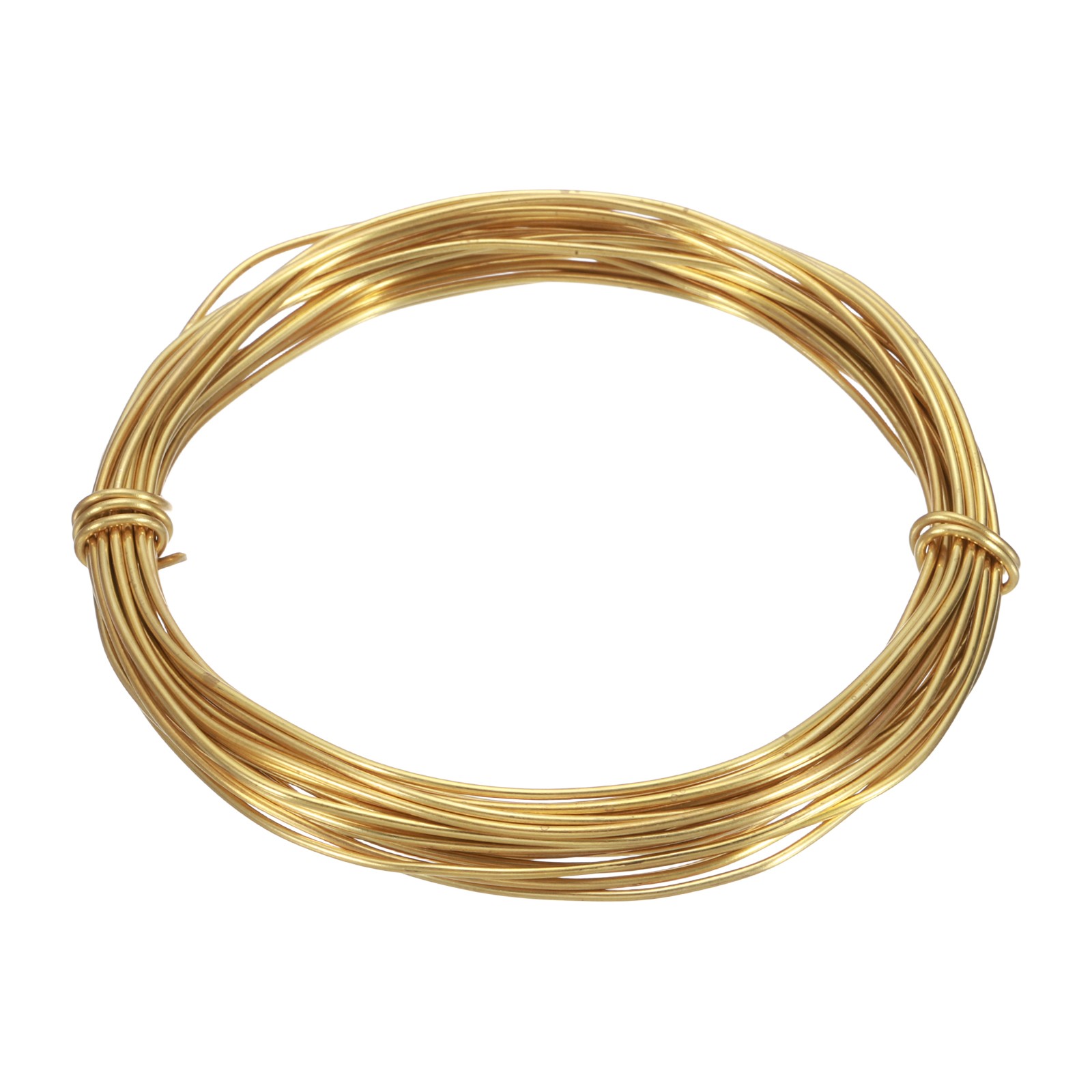 18 Gauge Brass Round Wire 20ft Craft Tarnish Resistant Beading Wires