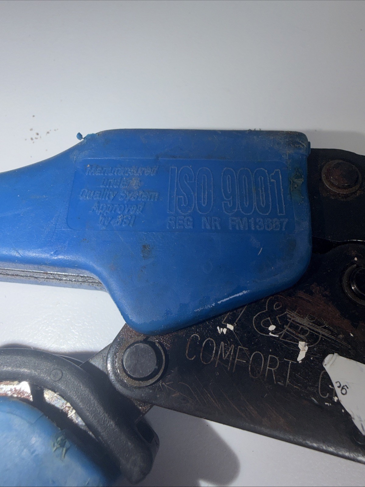 Thomas & Betts T&B ERG-2007 Sta-Kon Terminal Crimper RD B2-5 Missing Bottom Jaw