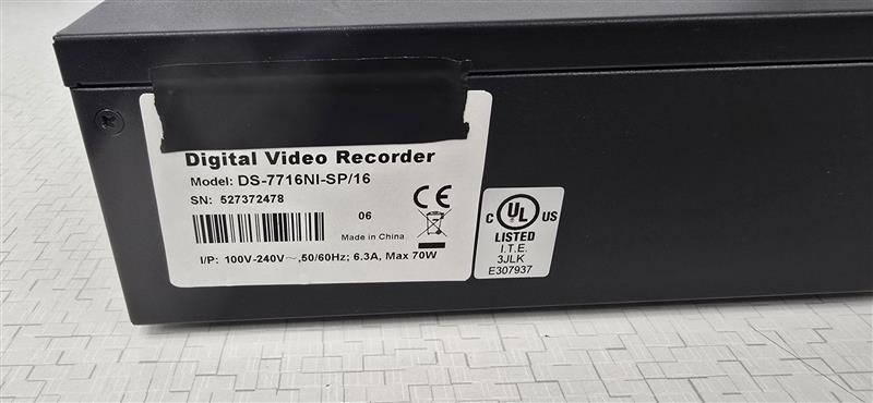 DS-7716NI-SP 16-Channel NVR