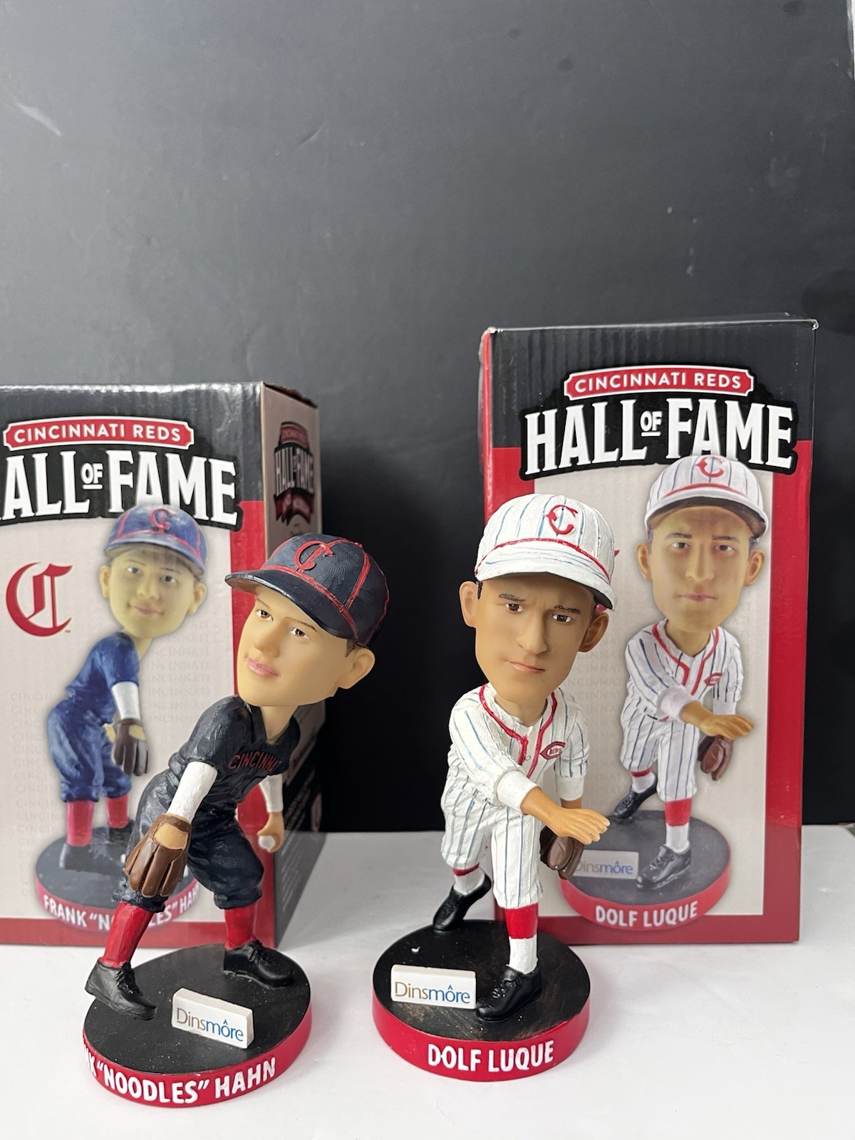 Cincinnati Reds Hall Of Fame Bobbleheads: Frank Hahn And Dolf Luque