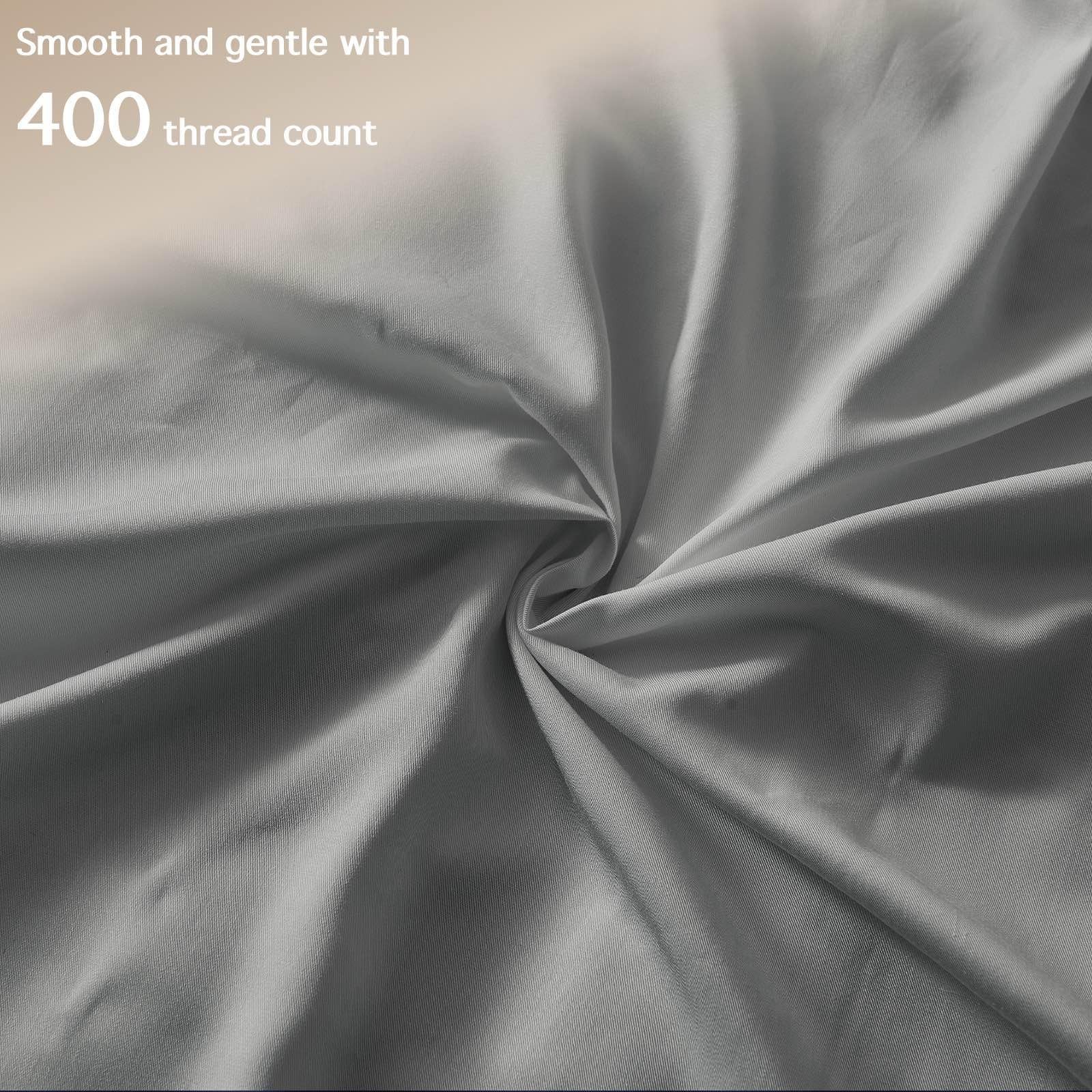 100% Viscose Derived from Bamboo Queen Size Flat Sheet Only – Luxury Soft, Co...