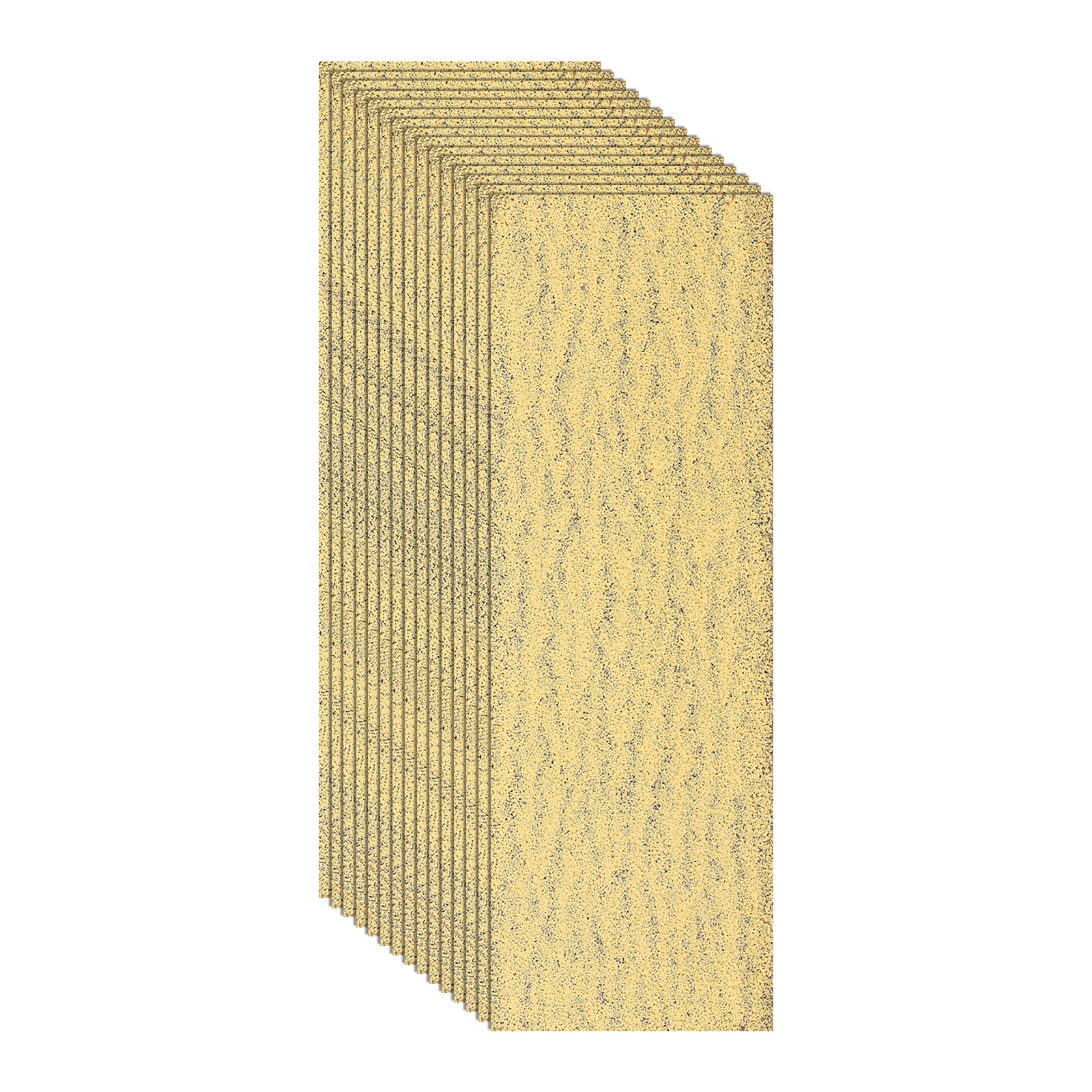 15 Pack 1.2" x 3.5" Sandpaper, 120 Grit Sand Papers for Wood Furniture Floor