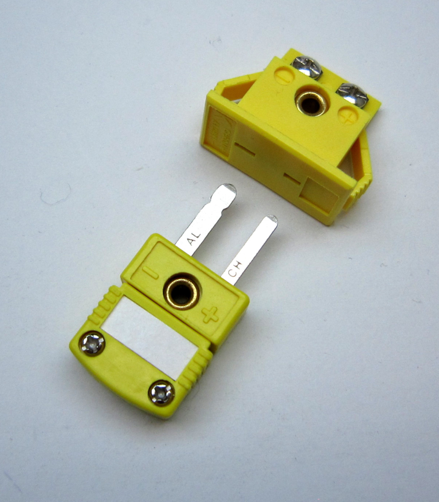 Panel Mount K-type Thermocouple Miniature Socket and Plug Connector MPJ-K&plugB