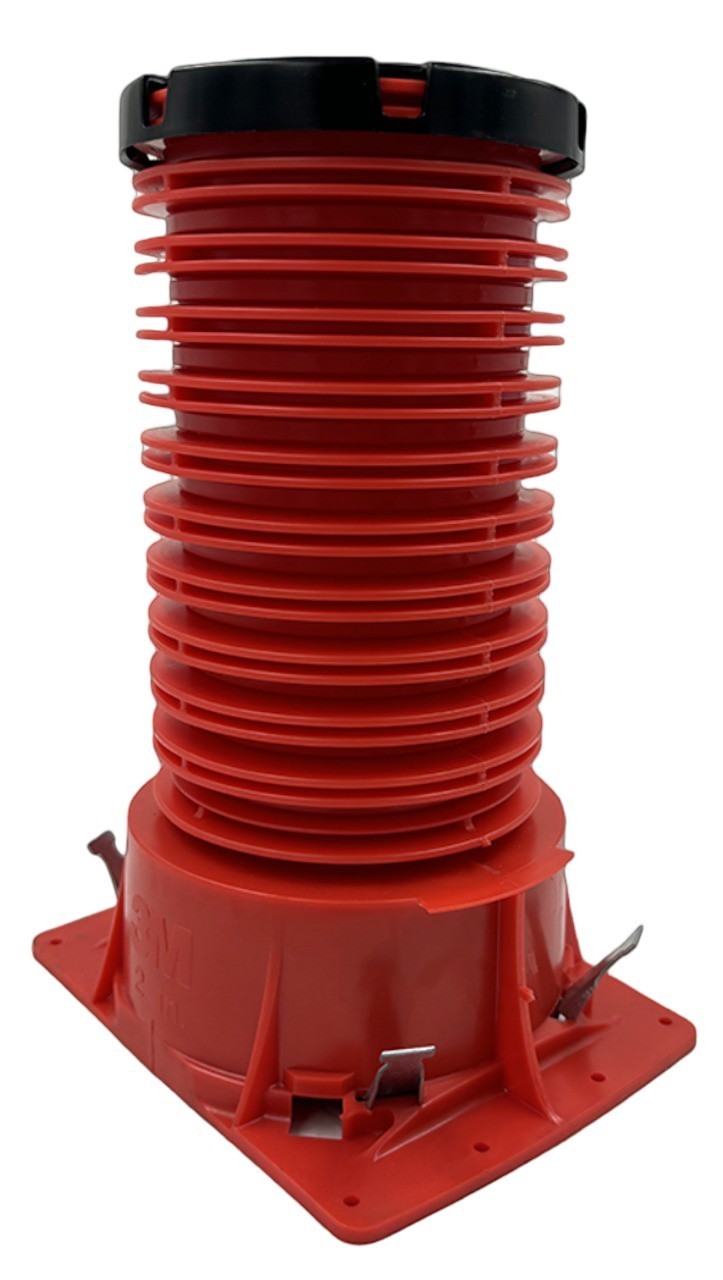 3M 2MCID Fire Barrier Cast‑In Device 2" Metal Pipe Red Firestop Sleeve UL Rated