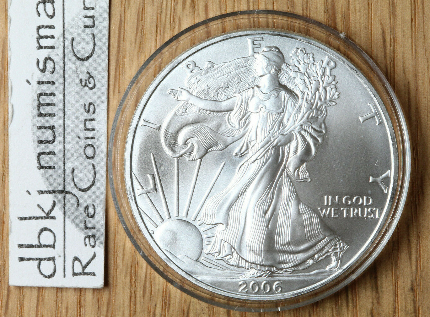 2006 Silver American Eagle $1 - BU - Brilliant Uncirculated - In Capsule
