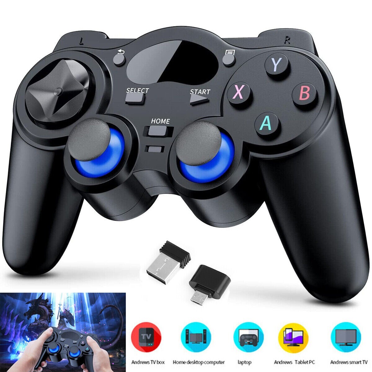 Control de juego recargable inalambrico para celular  for Android TV Box Laptop