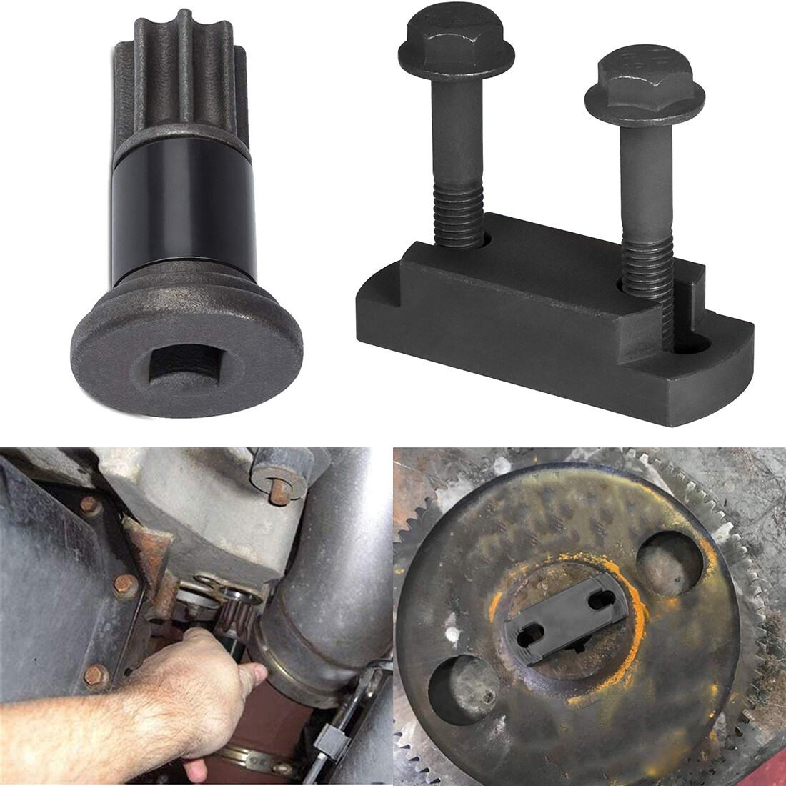 Fuel Injection Pump Gear Puller+ Engine Barring Tool for Dodge Cummins 5.9L 6.7L