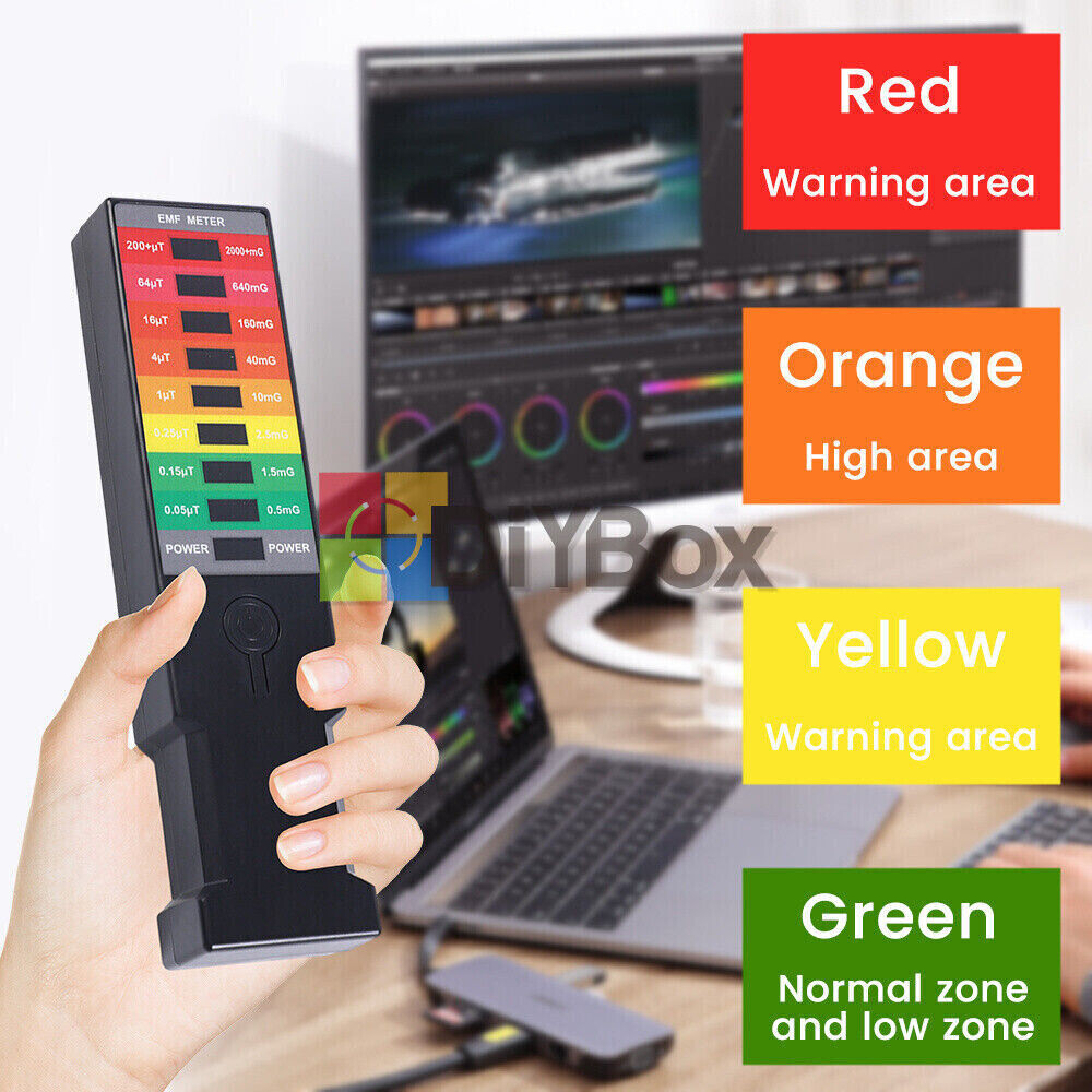 Electromagnetic Field Radiation Detector EMF Meter Electromagnetic Field Tester.