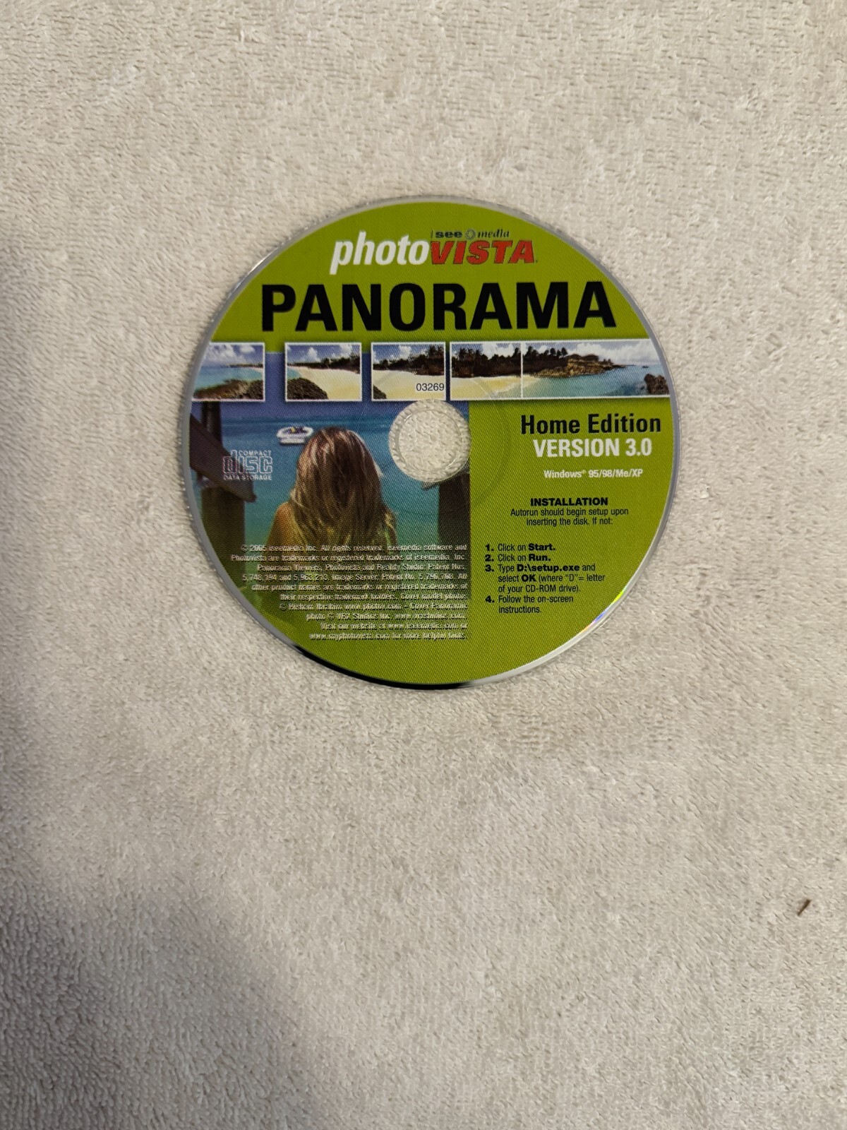PhotoVista Panorama Home Edition - (PC 2005) CD ONLY!!!