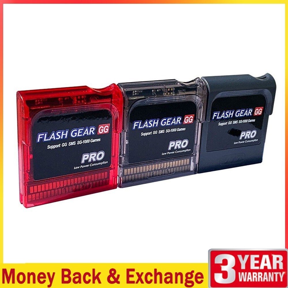 Flash Gear Pro GG Power Saving Flash Cart Game Cartridge Card fit Game Gear GG