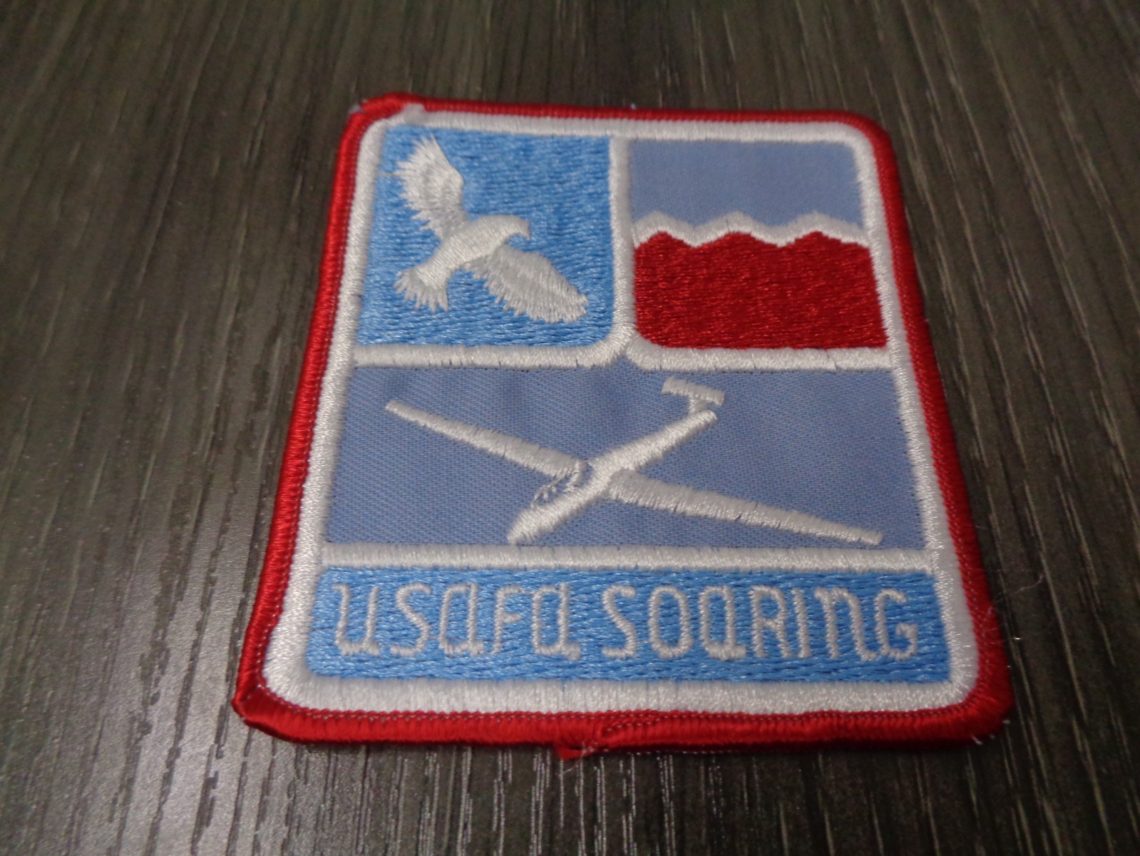 Original 1970s/1980s US Air Force Academy Soaring Patch (Square)