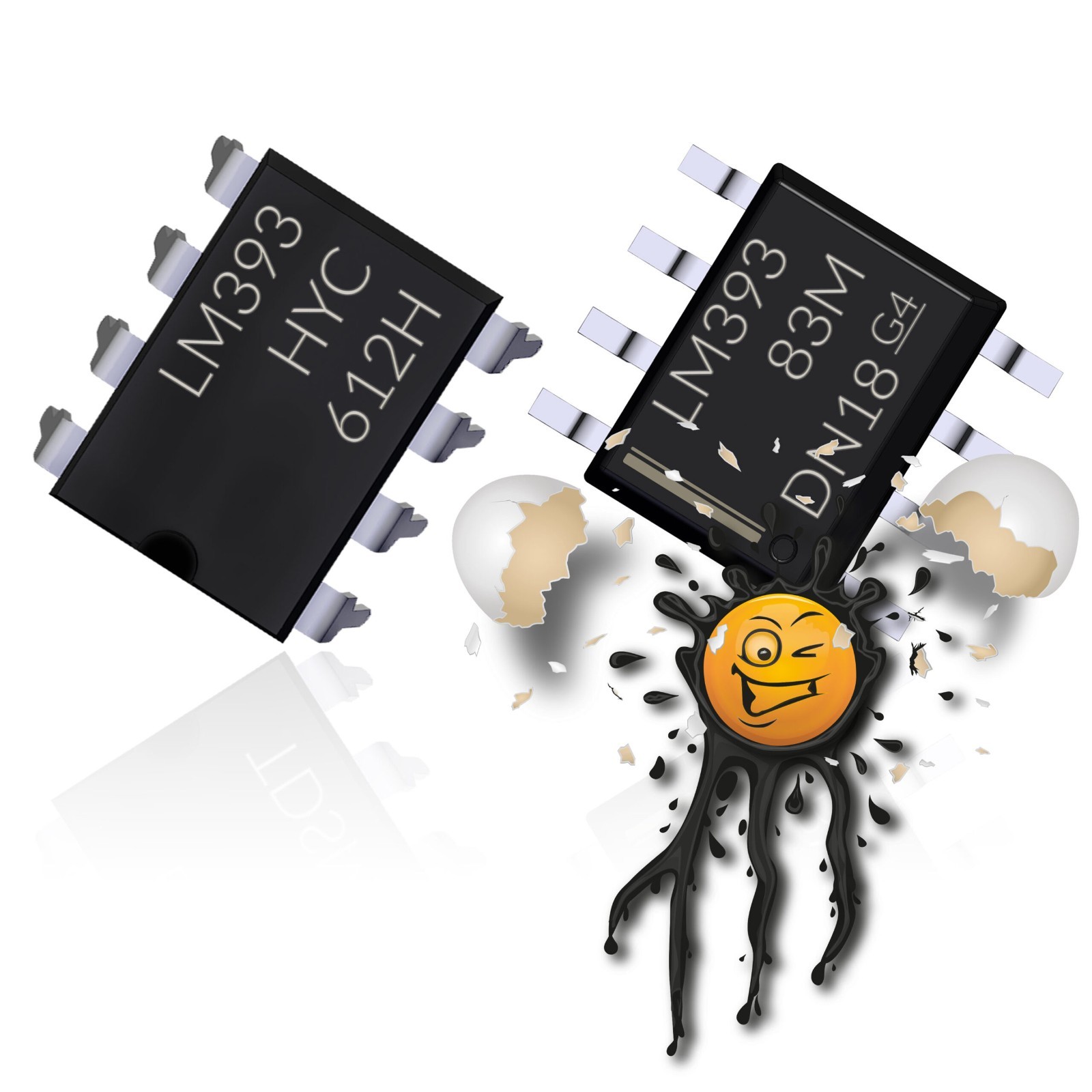 2 x LM393 Comparator SOP-8 DIP-8 Low Offset Voltage Dual Comparator IC