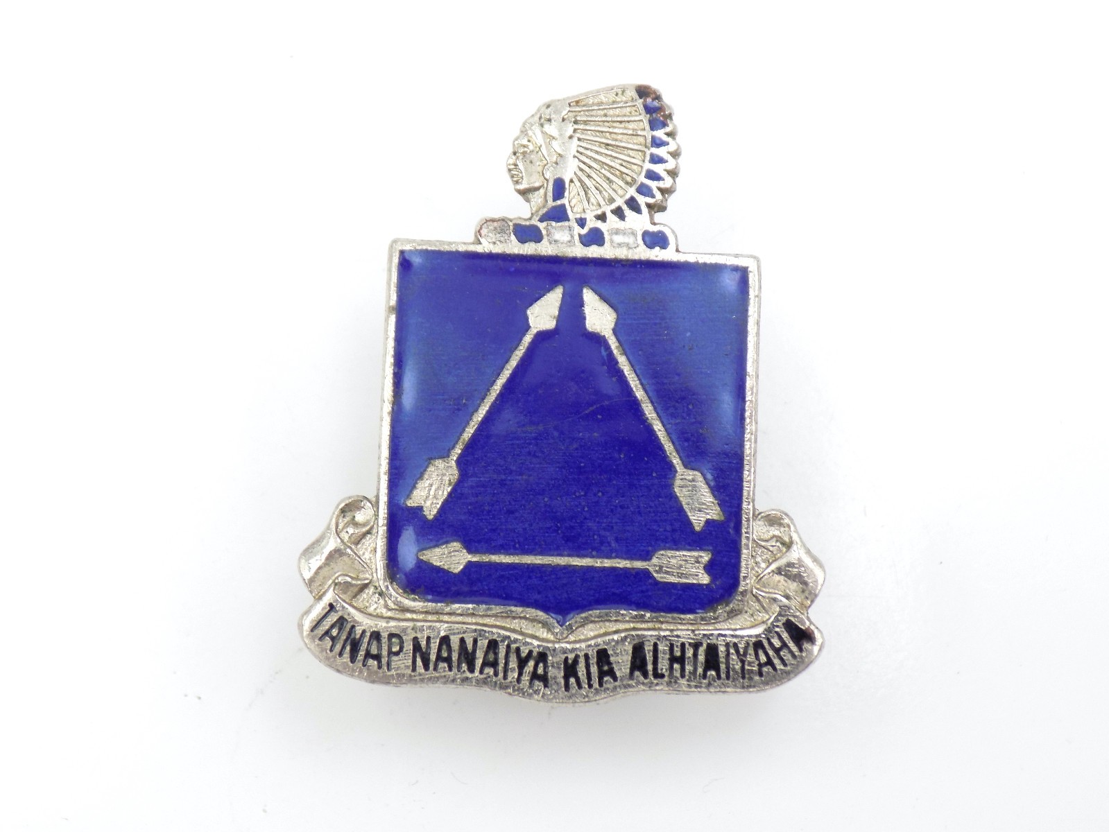 Original US Army 180th Cavalry Regiment Unit Crest E-23