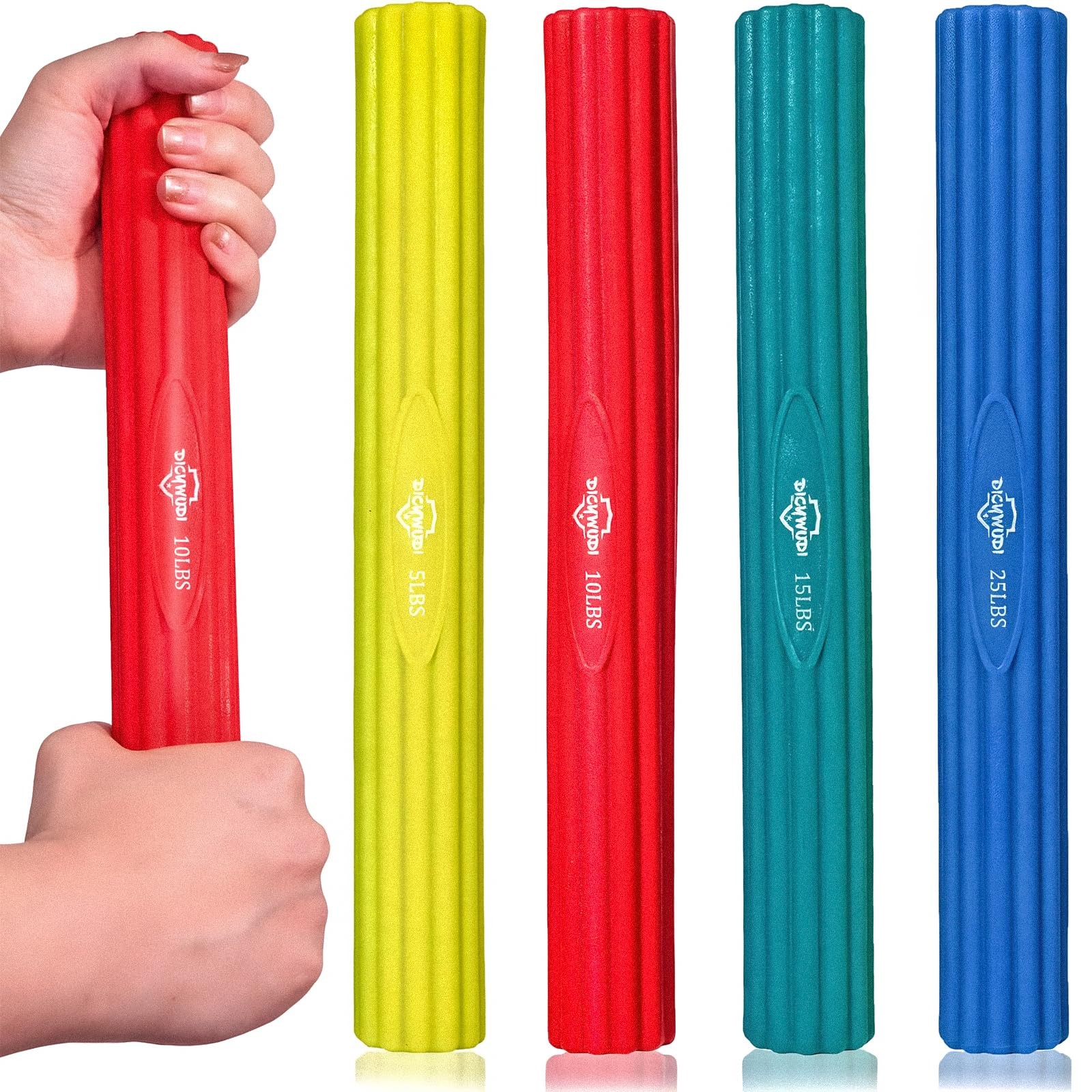 Flex Therapy Bar and Grip Strength Trainers set, Physical Therapy & Resistanc...