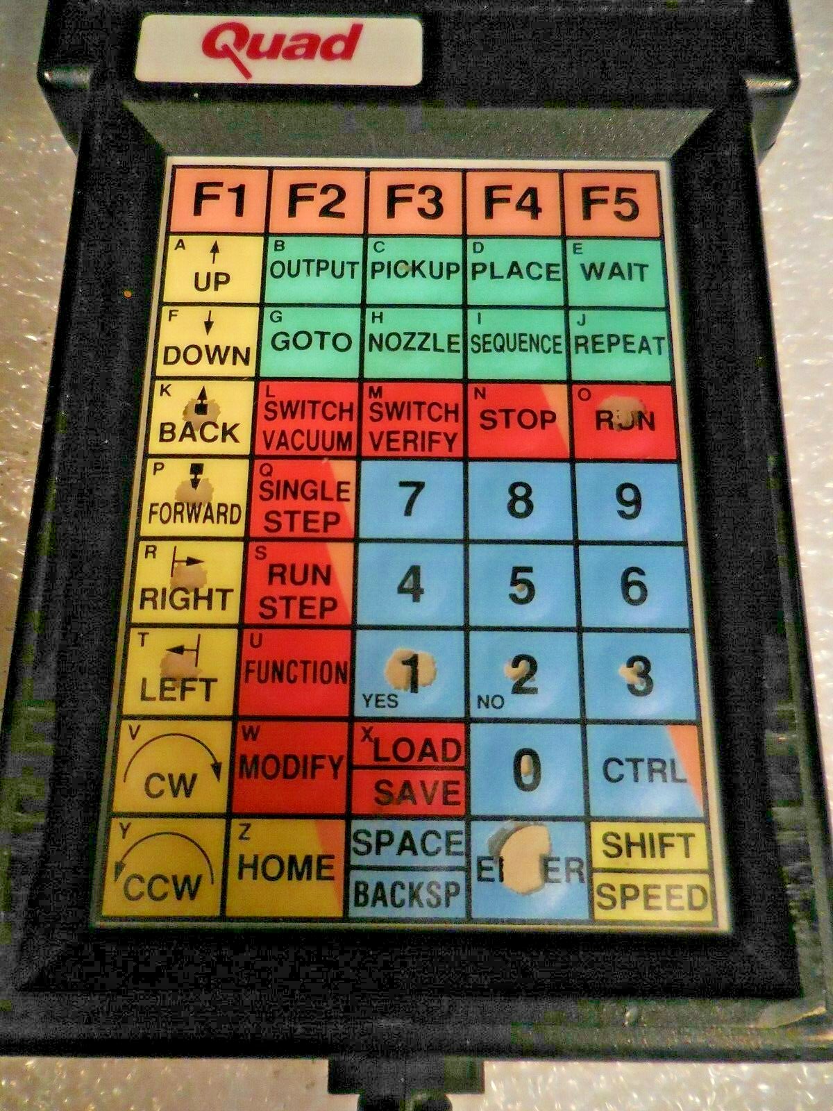 Quad Model 8045R2-1-PW Pick and Place Programming Terminals Controller