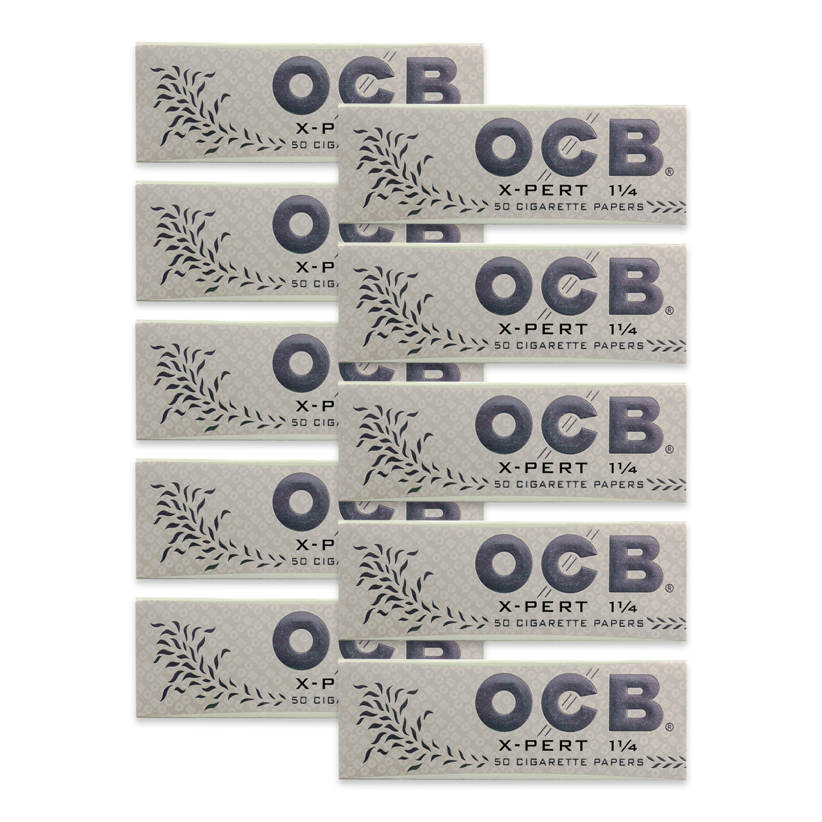 OCB X-Pert Rolling Paper 1 1/4 Cigarette Papers 1.25 (10 Booklets)