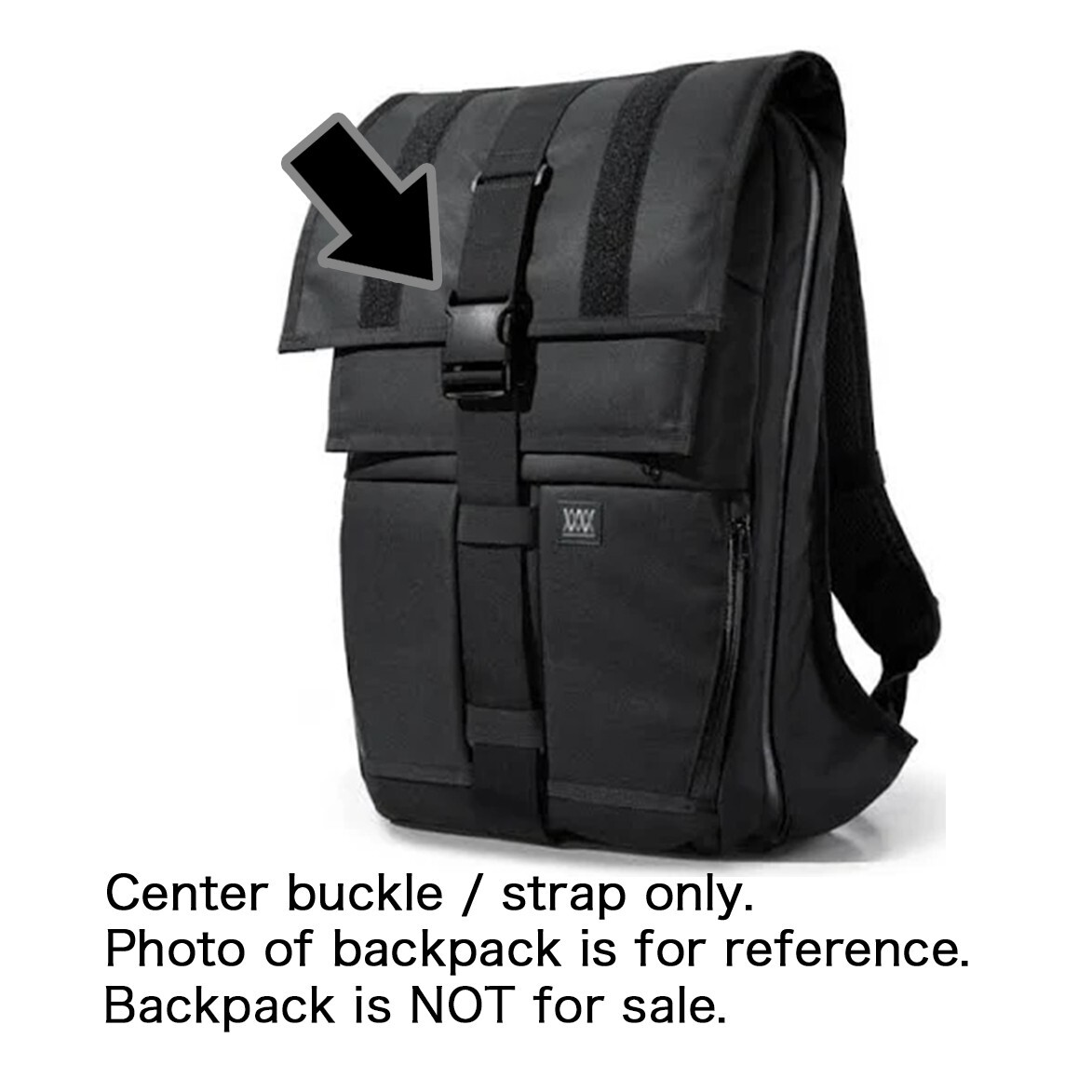 Mission Workshop Standard Buckle Strap -Replacement Vandal, Rambler, Arkiv Black
