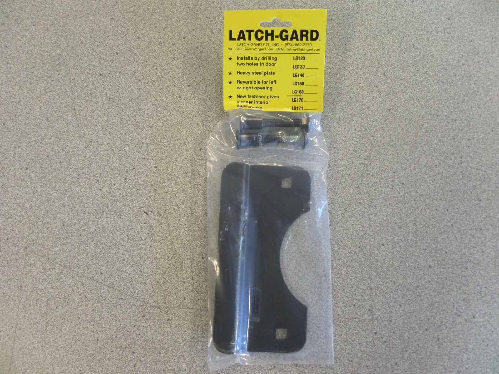 LATCH-GARD LG150D DOOR JAMB LOCK LATCH PROTECTOR DARK BRONZE FINISH
