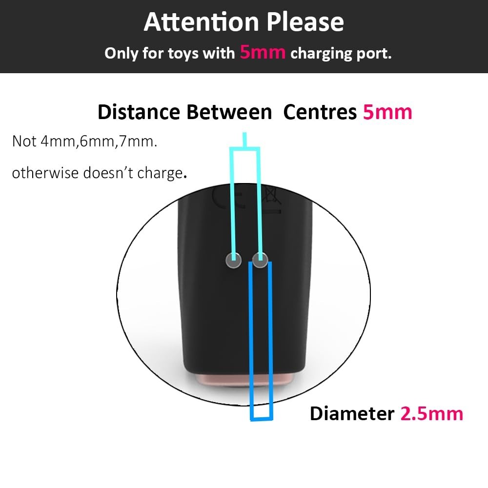 Magnetic USB DC Charger Cable Replacement Charging Cord for Rechargeable...