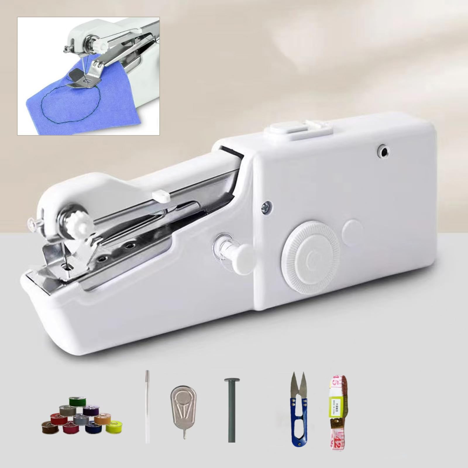 Handheld Sewing Machine, Mini Electric Portable Sewing Machine for Beginners,...