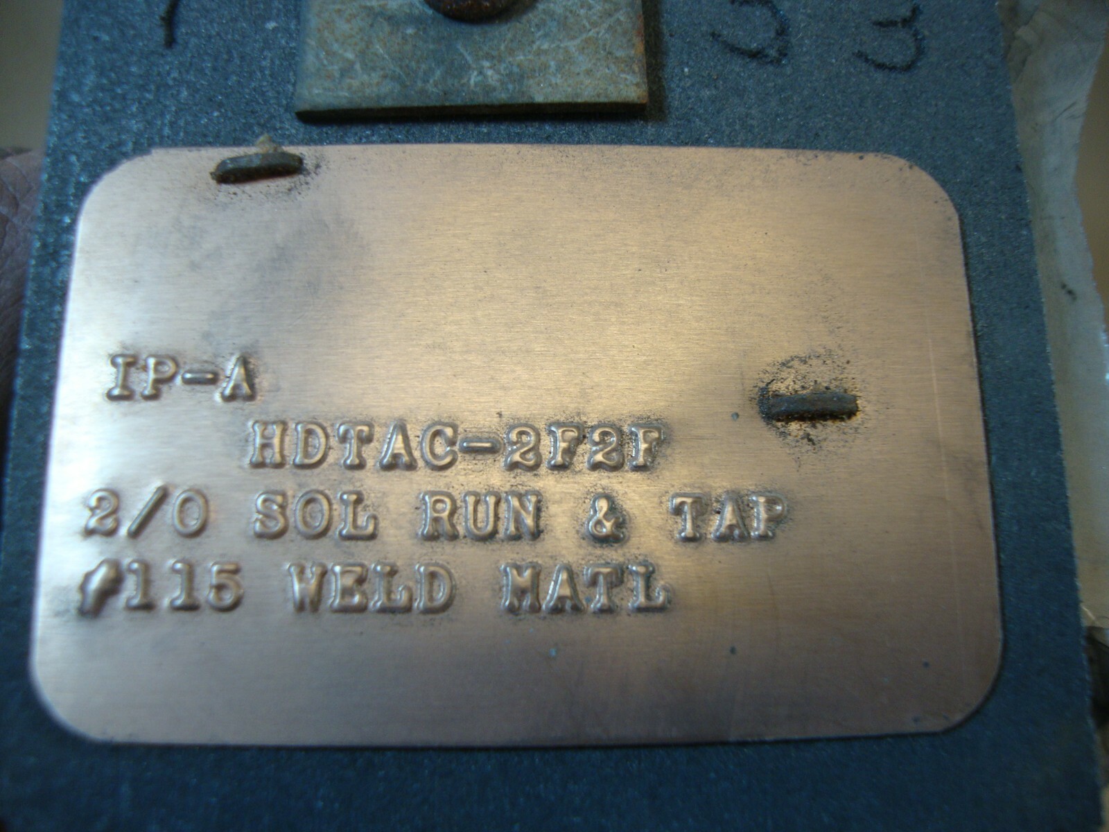 ERICO CADWELD HDTAC2F2F HORIZONTAL TEE CABLE MOLD