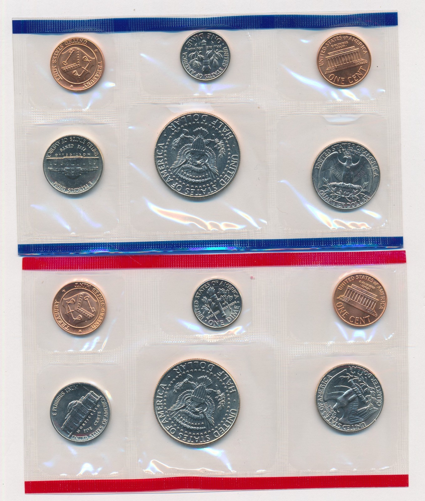 1988 US MINT UNCIRCULATED COIN SET P D