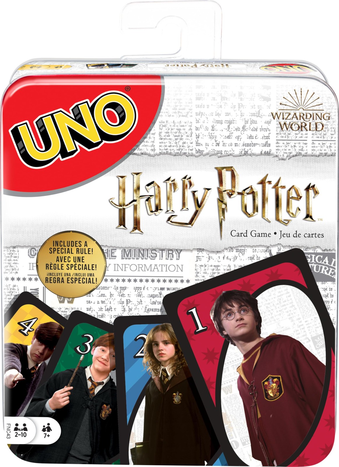 UNO Harry Potter Card Game in Storage Tin for Kids, Adults & Parties, Collect...