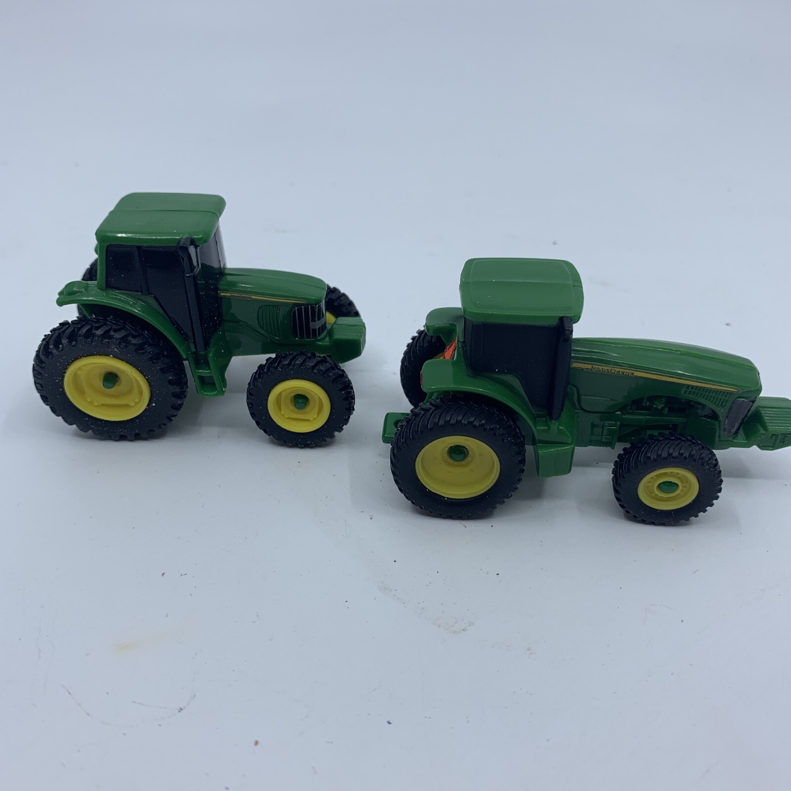 John Deere Farm Tractors Set Of 2 Green 3"