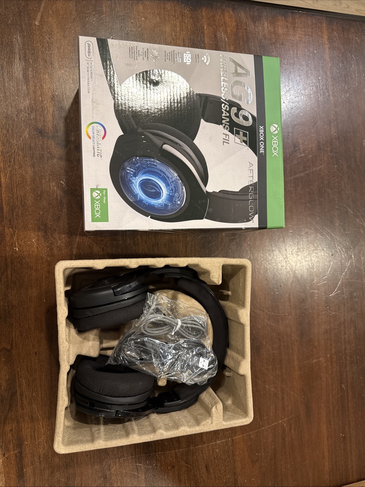 PDP Xbox One Afterglow AG 9+ Prismatic True Wireless Gaming Headset