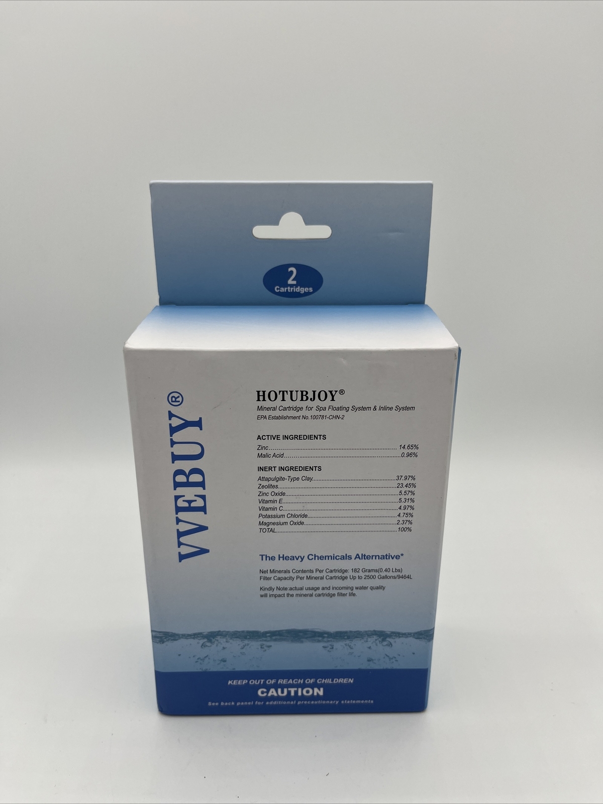 HOTUBJOY- 2 Mineral Cartridges for Spa floating System&inline System